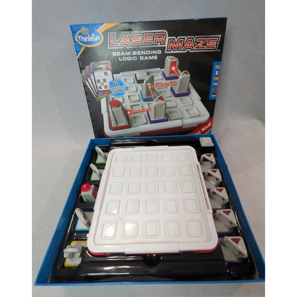 ThinkFun Laser Maze Logic Game Kids Adult One Size Multicolor Excellent STEM Toy